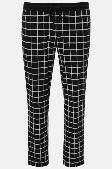 Men+ Pijama, conjunto de dos piezas, jersey, manga larga, pantalón de cuadros, hasta la talla 8 XL