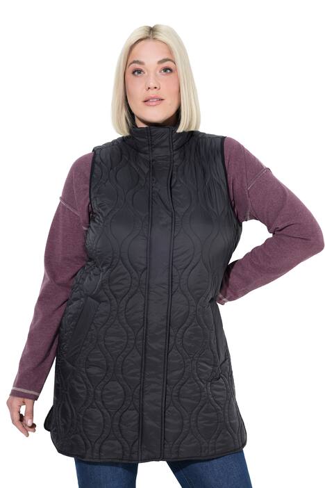 HYPRAR prošívaná vesta, A střih, dvoucestný zip, recyklovaný materiál