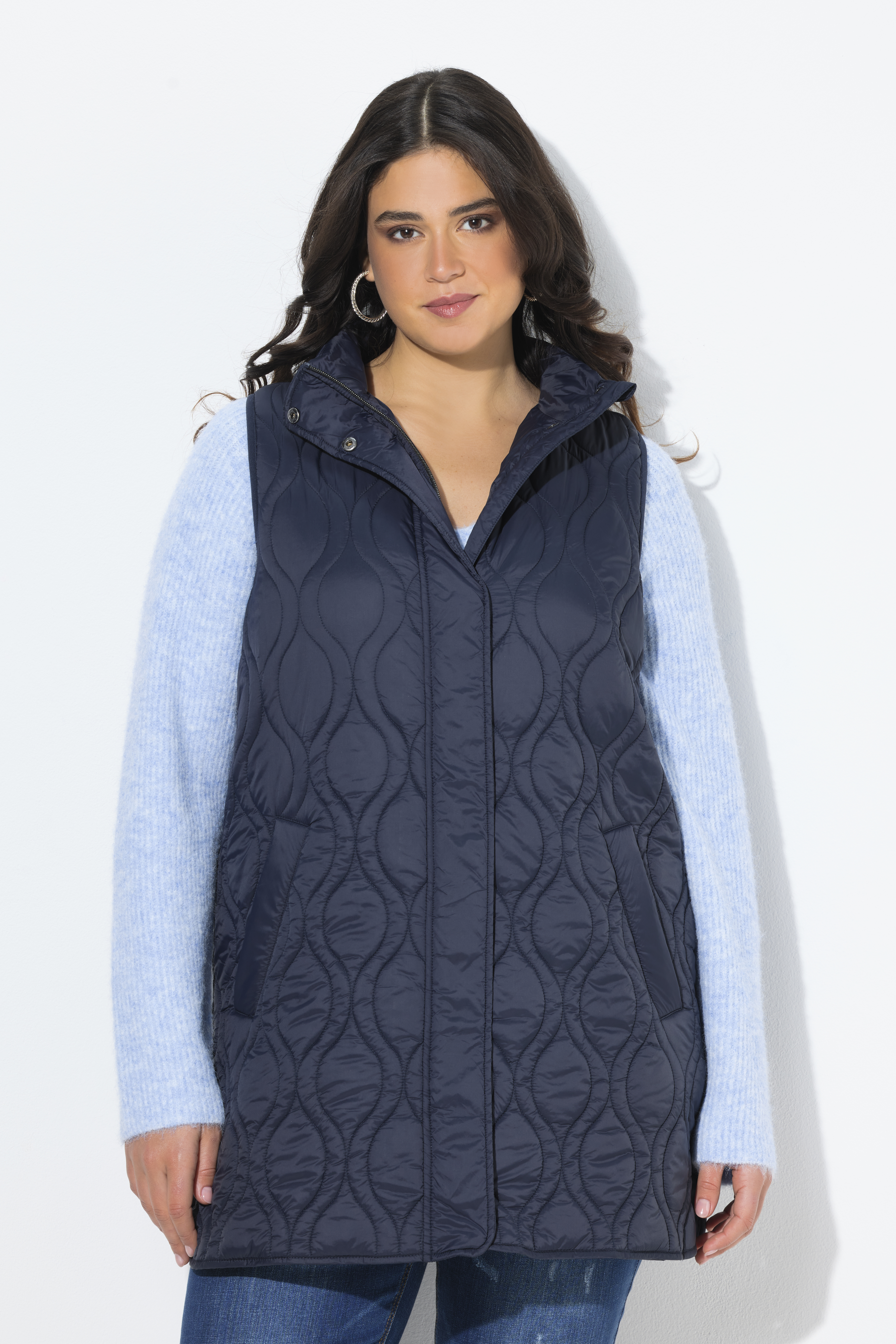 Gilet trapuntato HYPRAR con taglio svasato, zip a cursore doppio e materiale riciclato