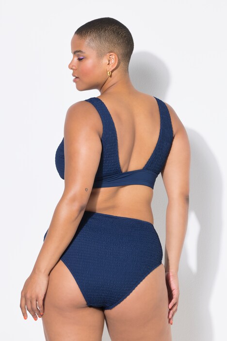 Bikini-Slip, HighWaist, feine Struktur