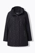 Giacca HYPRAR impermeabile in softshell con cappuccio staccabile e spacchetto