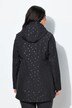 Giacca HYPRAR impermeabile in softshell con cappuccio staccabile e spacchetto