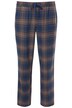 Flanelové pyžamové kalhoty JP1880, kolekce domácího oblečení, flanel, kostkované, do 8XL