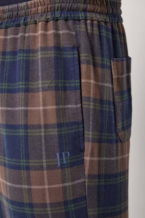 Pantalon de pyjama JP 1880, flanelle à carreaux, collection Homewear - jusqu'au 8 XL