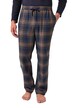 Flanelové pyžamové kalhoty JP1880, kolekce domácího oblečení, flanel, kostkované, do 8XL