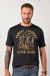 JP1880, T-shirt, korte mouwen, borstprint, tot 8XL