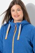 Teddy sweatvest, lange mouw, capuchon, OEKO-TEX