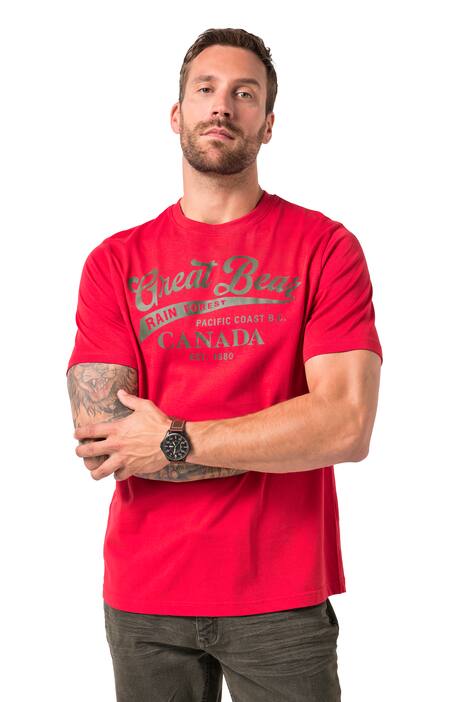 Tričko JP1880, krátké rukávy, potisk na hrudi, do 8XL