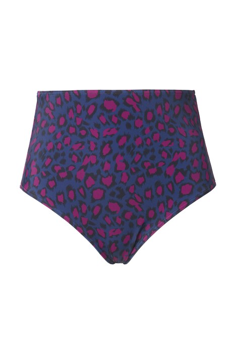 Bikiny kalhotky, vysoký pas, leopardí vzor