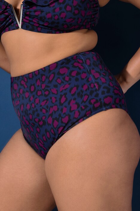 Slip de bikini, HighWaist, leopardo