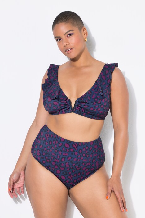 Slip de bikini, HighWaist, leopardo
