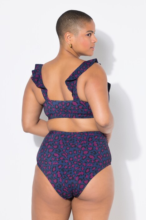 Slip de bikini, HighWaist, leopardo