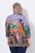 Scuba-blazer, Classic pasform, safari-print