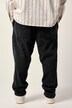 STHUGE Jeans-Chino, Black Denim, tapered Baggy Fit, bis 72