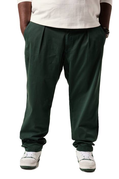 Chino kalhoty STHUGE, zúžený Baggy střih, barevný kepr, do velikosti 72