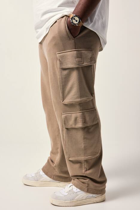 STHUGE Sweat-Cargohose, Baggy Fit, bis 8 XL