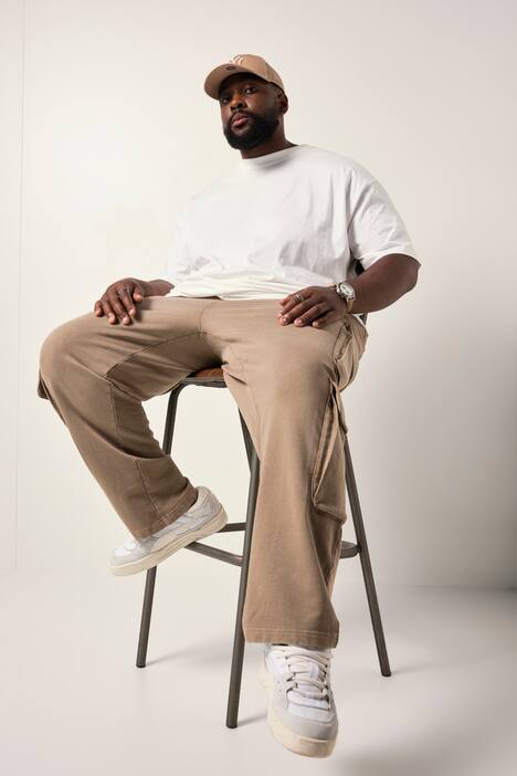 STHUGE Sweat-Cargohose, Baggy Fit, bis 8 XL