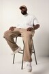 STHUGE Sweat-Cargohose, Baggy Fit, bis 8 XL