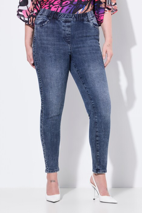 Jeggings, pitillos, piedras brillantes