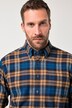JP1880 geruit flanellen overhemd, lange mouwen, buttondown kraag, Modern Fit, tot 8XL