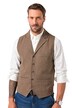 Tvídová vesta JP1880, FLEXNAMIC®, úplet na zádech, do 7XL