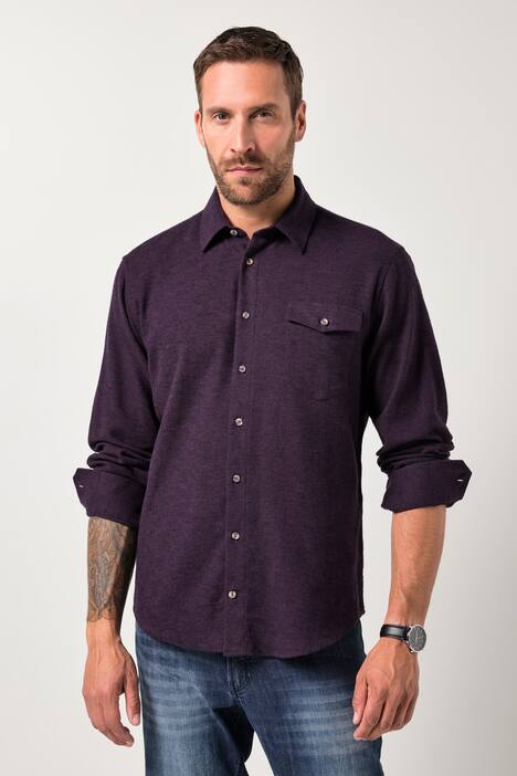 JP1880 Flanellhemd, Langarm, Kentkragen, Modern Fit, bis 8 XL