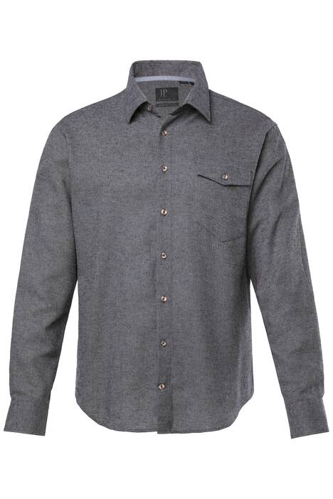 Flanelová košile JP1880, dlouhé rukávy, Kent límeček, Modern střih, do 8XL