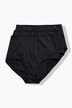 Culottes maxi, lot de 3, couleurs unies