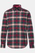 JP1880 Karo-Flanellhemd, Langarm, Kentkragen, Modern Fit, bis 8 XL