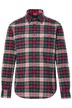 Kostkovaná flanelová košile JP1880, dlouhé rukávy, Kent límeček, Modern střih, do 8XL