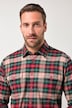 JP1880 Karo-Flanellhemd, Langarm, Kentkragen, Modern Fit, bis 8 XL