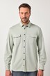 Chemise en jersey JP 1880 esprit vintage, manches longues et col Kent, coupe Modern Fit - jusqu'au 8 XL