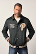 JP1880 Blouson, Velours, Brust-Stick, farbige Bündchen, bis 7 XL