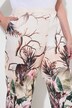 Pantalón con cintura elástica, pernera ancha, estampado de Safari