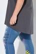 T-Shirt, A-form, leo/neon, smiley