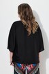 Blouse shirt, satin, drawstring hem