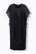 Chiffon tuniek, dubbellaags, ronde hals, halflange mouw