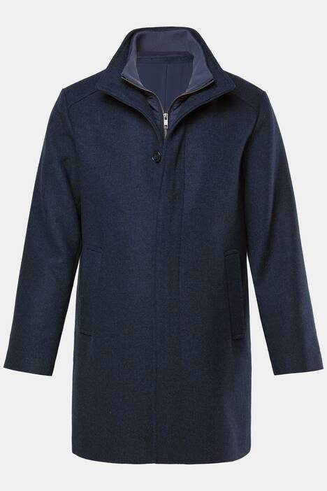 Cappotto Boston Park in misto lana con inserto e collo alto, fino alla tg. 84/86