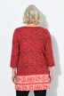 Longshirt, A-lijn, ronde hals, 3/4-mouw