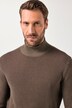 JP1880 Rollkragen-Pullover, Strukturstrick, bis 7 XL