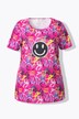 Smiley letter pattern T-shirt