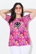 Smiley letter pattern T-shirt