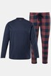 JP1880 pyjamas, hjemmeklær, todelt, rutete bukser, opptil 8 XL