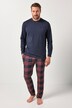 JP1880 pyjamas, hjemmeklær, todelt, rutete bukser, opptil 8 XL