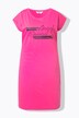 Robe t-shirt en jersey, coupe évasée et message en lettres scintillantes