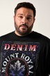 Men+-T-paita, lyhyet hihat, printti rinnassa, suurin koko 8XL