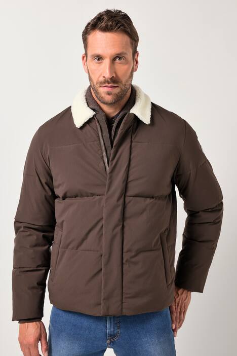 Veste JP 1880 avec doublure bien chaude, poches zippées et col en polaire bouclée - jusqu'au 7 XL