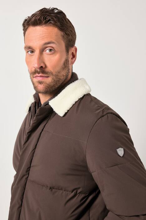 Veste JP 1880 avec doublure bien chaude, poches zippées et col en polaire bouclée - jusqu'au 7 XL