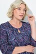 Matte Jersey Paisley Empire A-Line Tunic