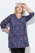 Matte Jersey Paisley Empire A-Line Tunic